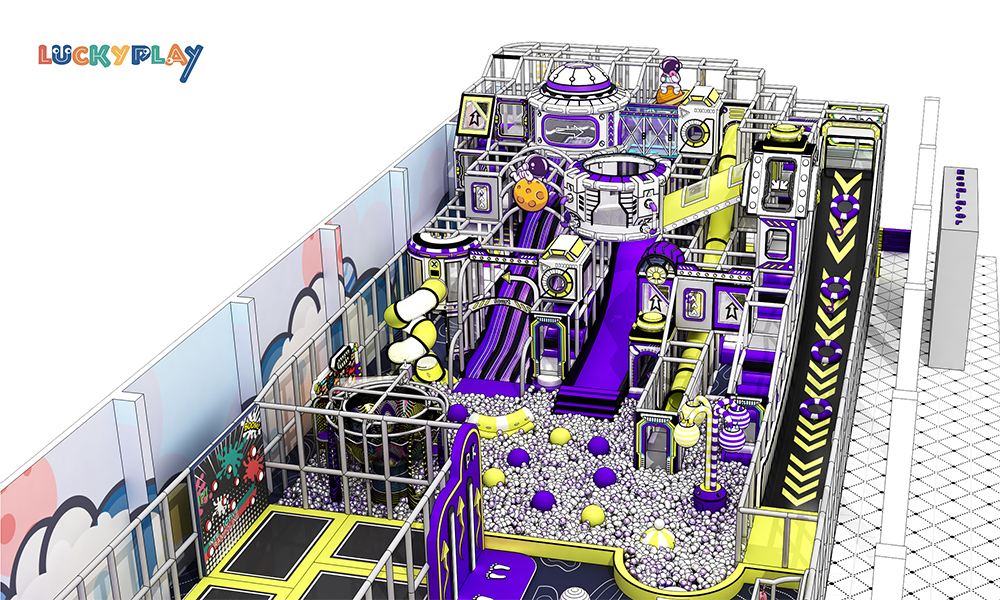 indoor commercial playground,300-500 sqm